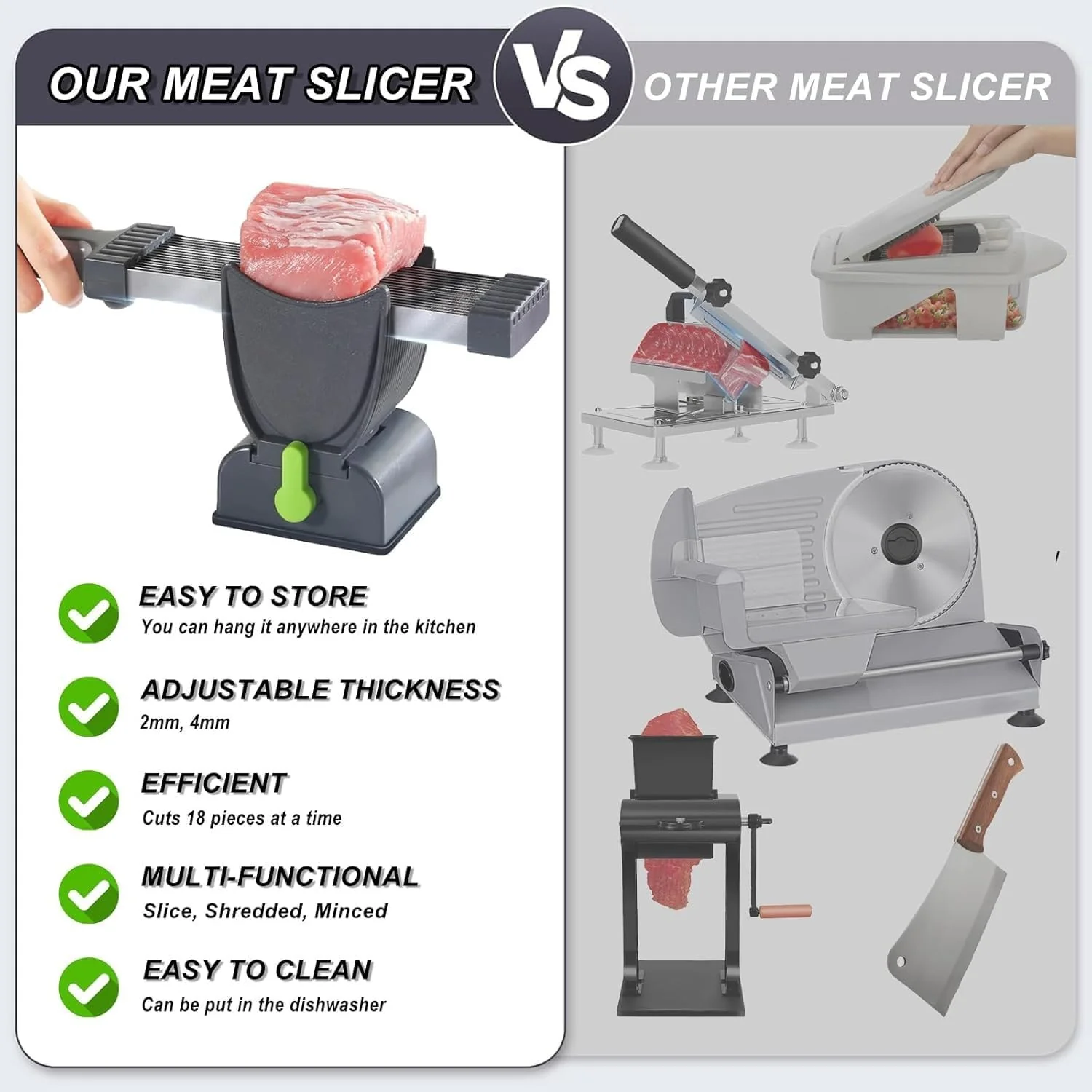 Stainless Steel Meat Slicer (SA2510-010) - Image 8
