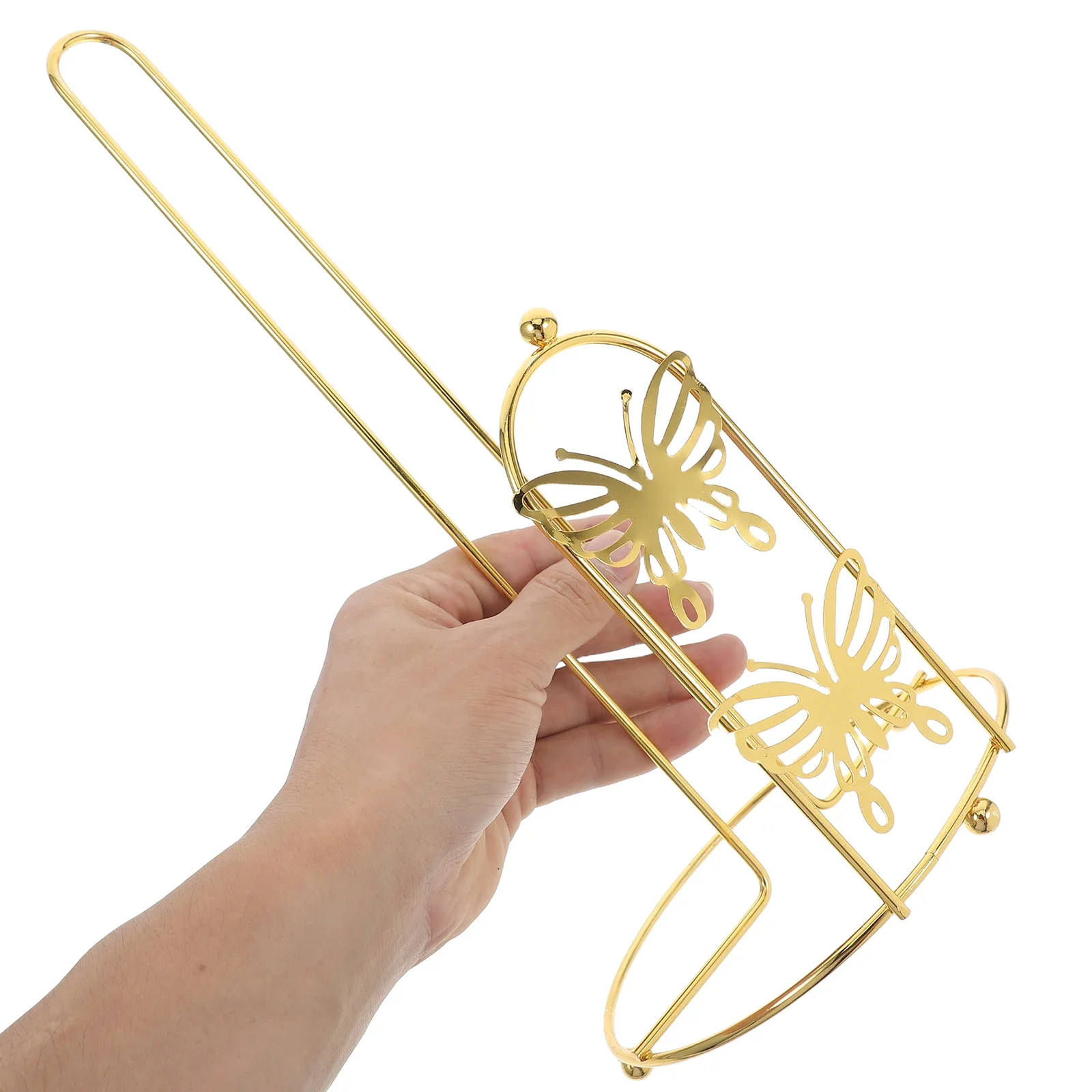Stainless Steel Tissue Roll Holder-Butterfly - Image 3