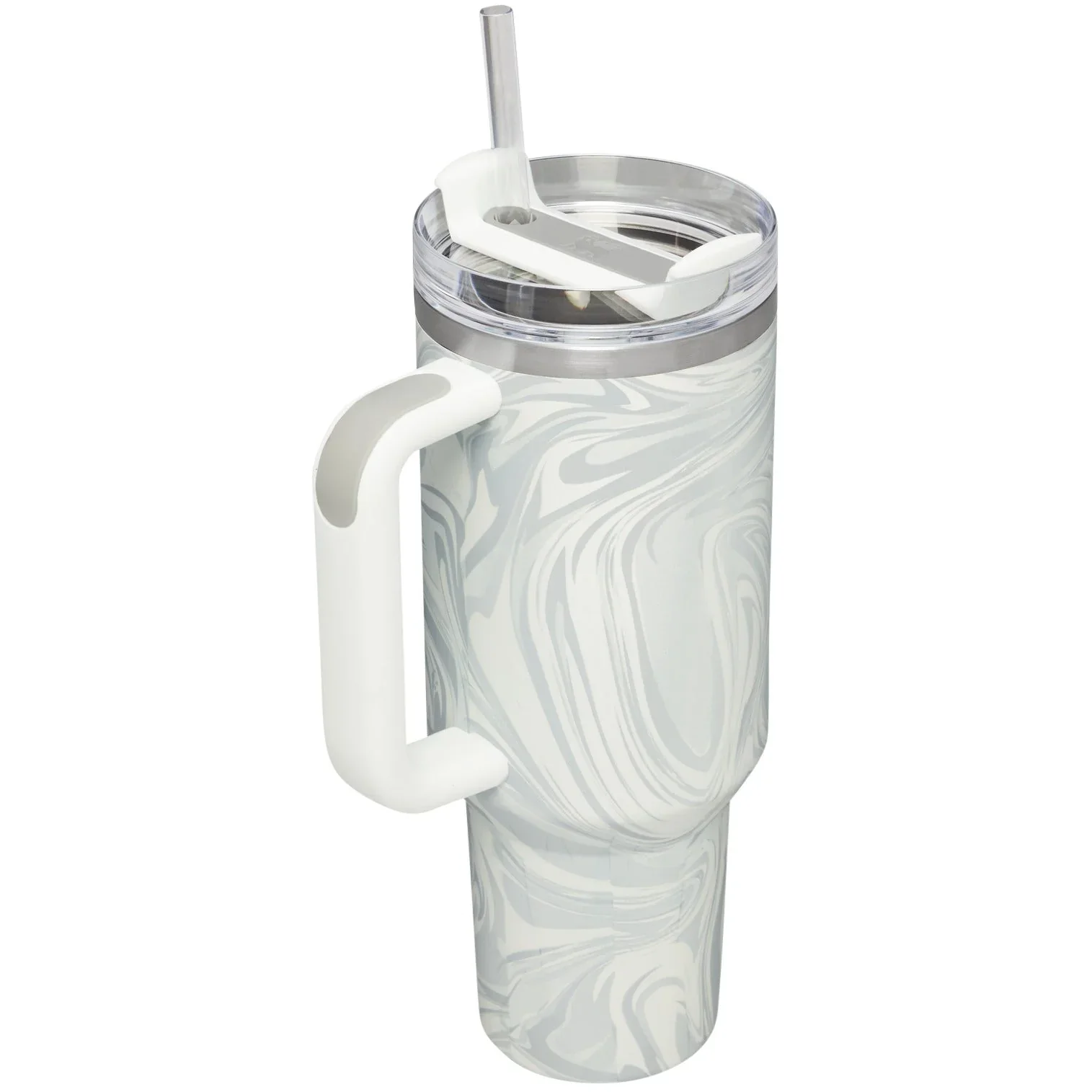 Stanley Quencher H2.0 FlowState™ Tumbler 40 OZ-1200ML-Marble Pattern(Grey) - Image 3