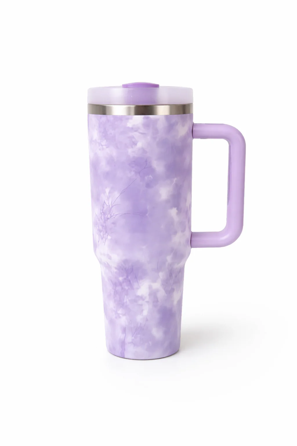 Stanley Quencher H2.0 FlowState™ Tumbler 40 OZ-1200ML-Marble Pattern(Lilac) - Image 2