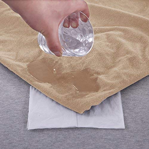 Terry Waterproof Mattress Protector-Beige - Image 2