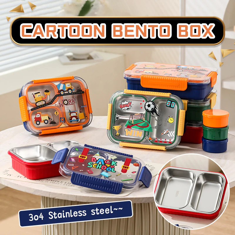 TrioFeast Bento Lunch Box Leak Proof(3 Compartment) -SA2510-057WIN - Image 2