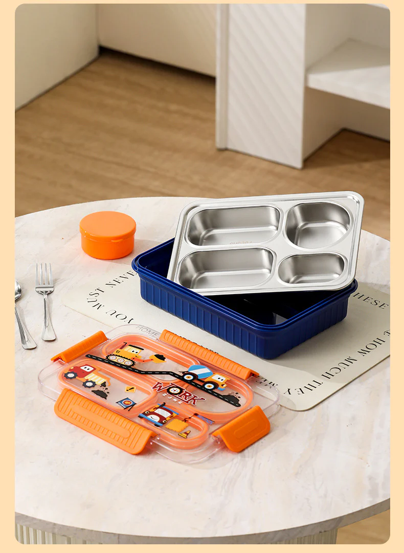 TrioFeast Bento Lunch Box Leak Proof(3 Compartment) -SA2510-057WORK - Image 14