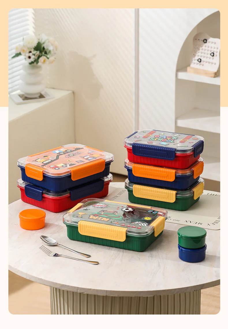 TrioFeast Bento Lunch Box Leak Proof(3 Compartment) -SA2510-057WORK - Image 6
