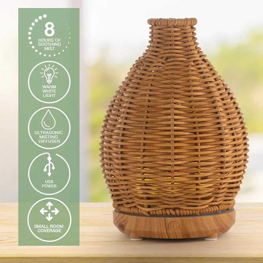 Ultrasonic Aromatherapy Air Humidifier-Beige(SA2405-189) - Image 13