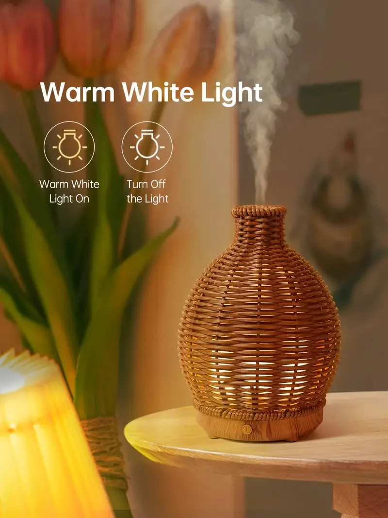 Ultrasonic Aromatherapy Air Humidifier-Beige(SA2405-189) - Image 18