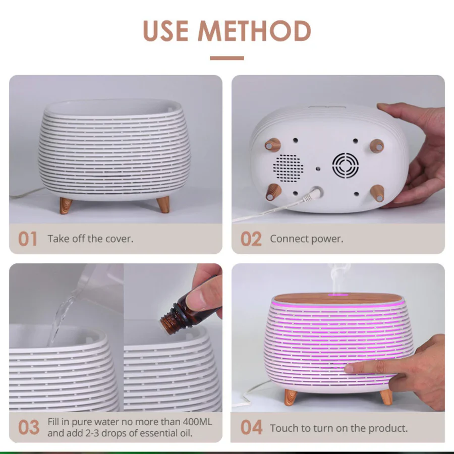 Ultrasonic Aromatherapy Air Humidifier(SA2405-190) - Image 3
