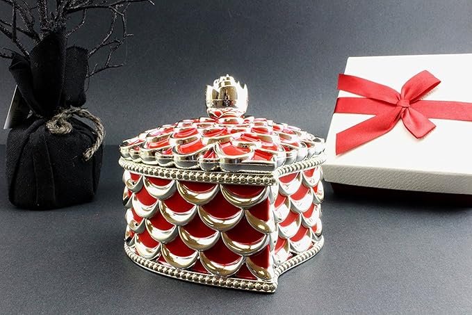 Vintage Design Treasure Jewelry Box-Heart - Image 3