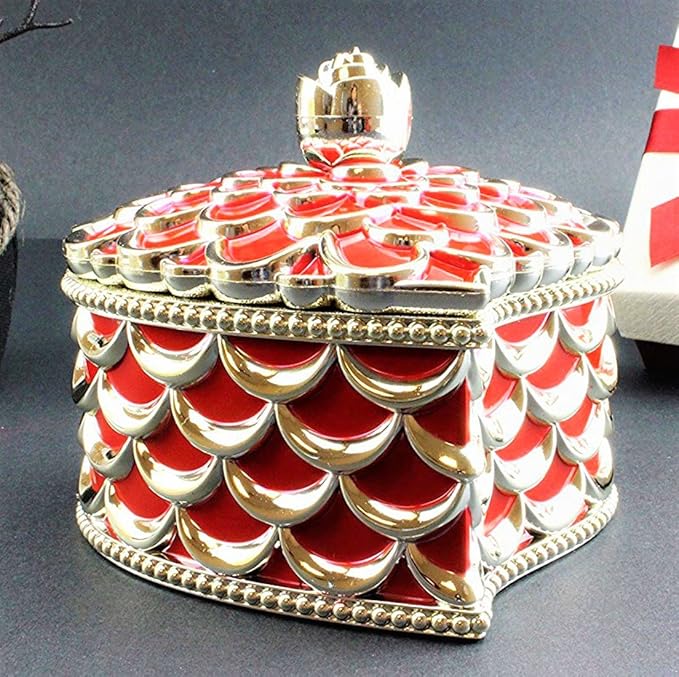 Vintage Design Treasure Jewelry Box-Heart - Image 4