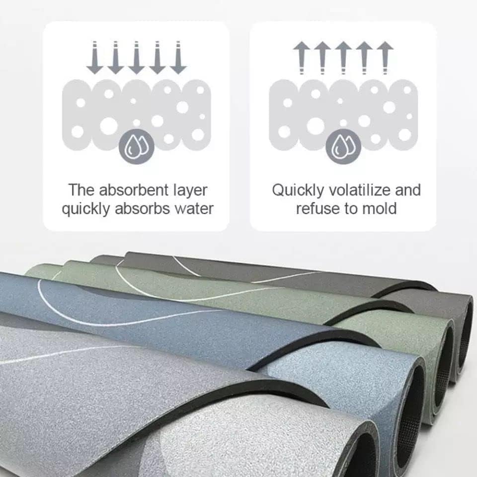 Water Absorbent Anti Slip Bath Mat Rectangular-(SA-2553-16) - Image 6