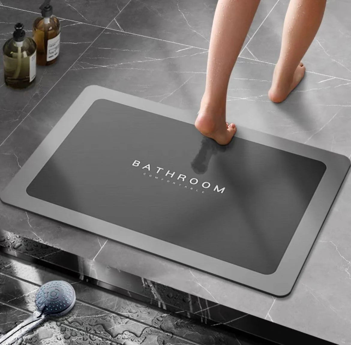 Water Absorbent Anti Slip Bath Mat Rectangular-(SA-2553-16) - Image 7
