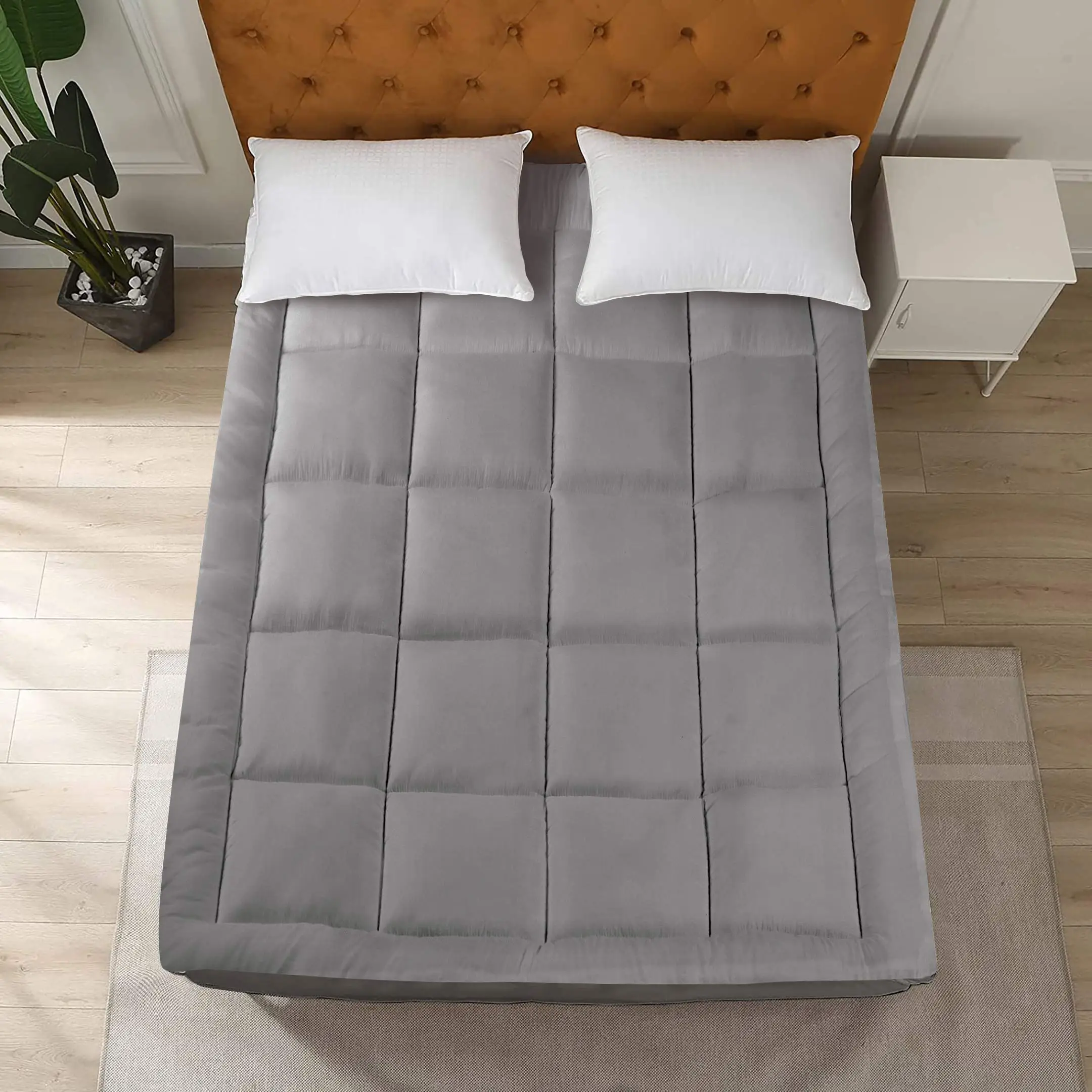Winter Mattress Topper 700 GSM- Grey - Image 3