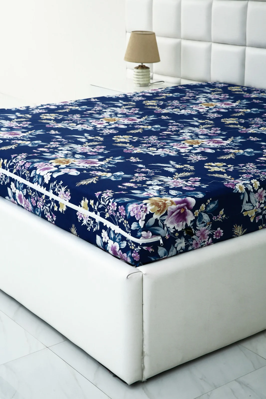 Zipper Mattress Cover Printed-Aster - Image 4