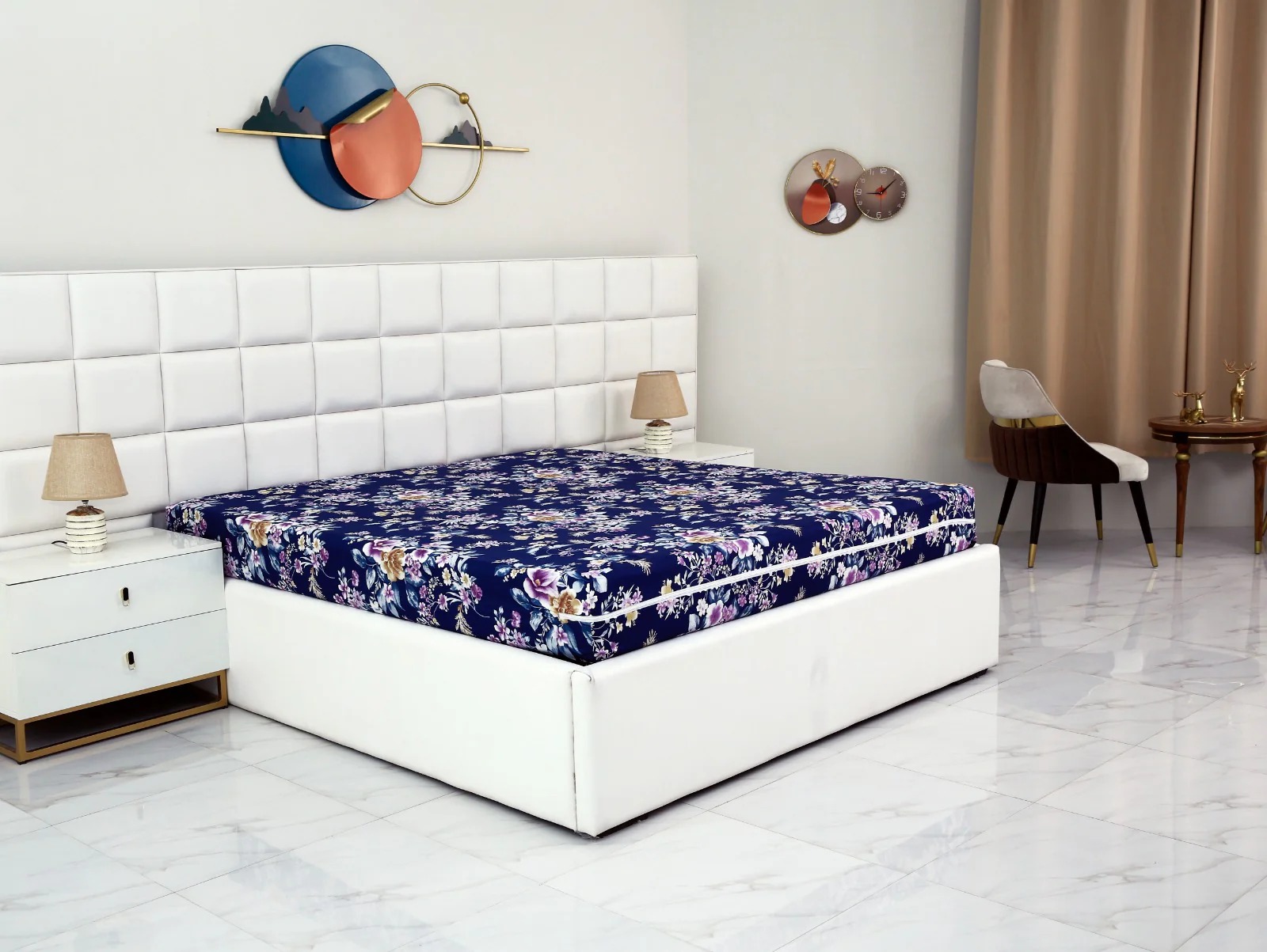 Zipper Mattress Cover Printed-Aster - Image 5