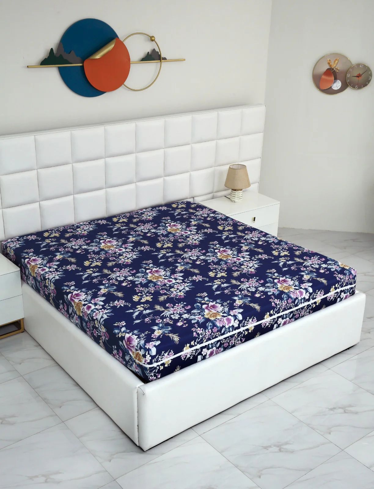 Zipper Mattress Cover Printed-Aster - Image 6