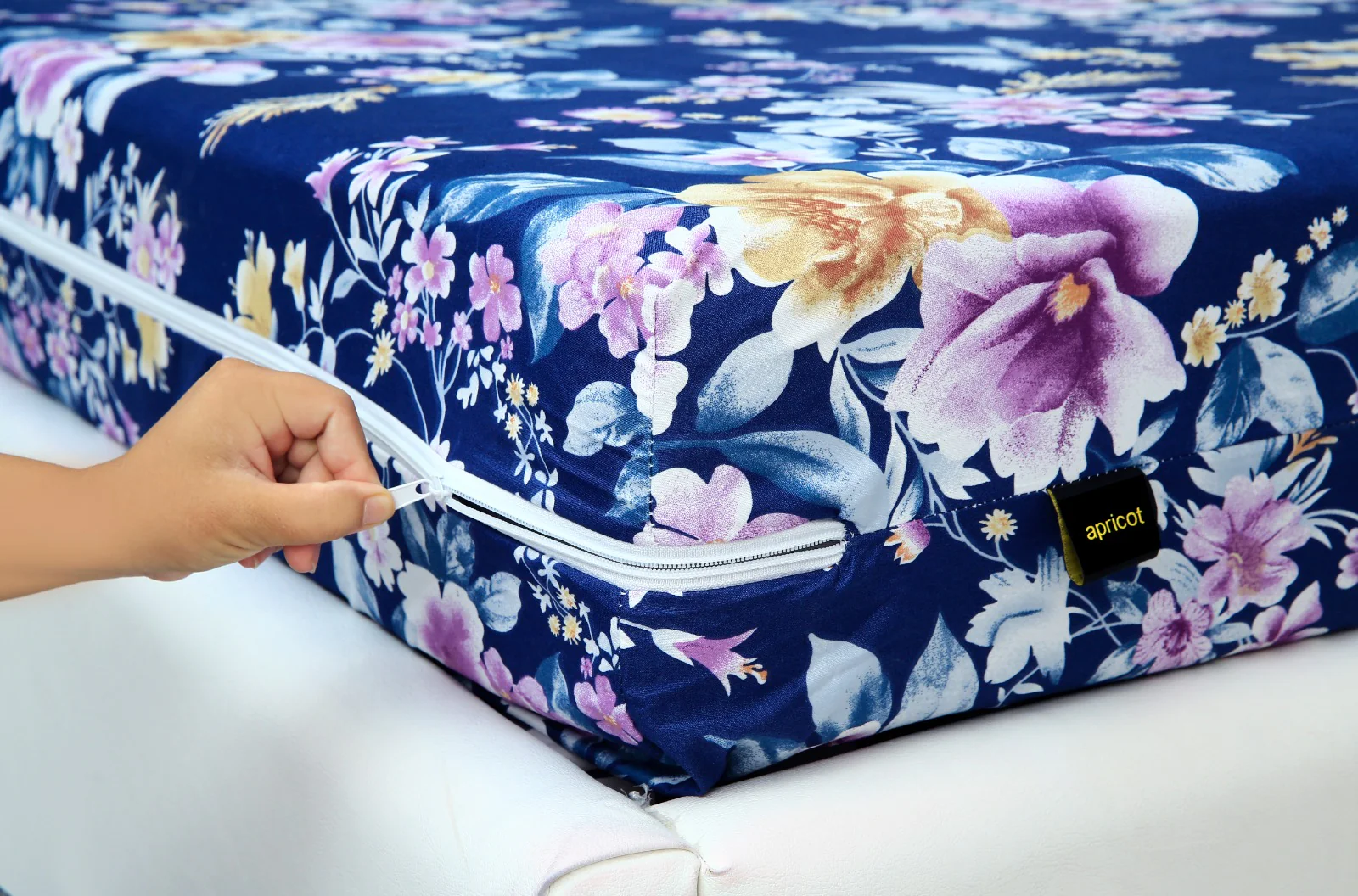 Zipper Mattress Cover Printed-Aster - Image 7