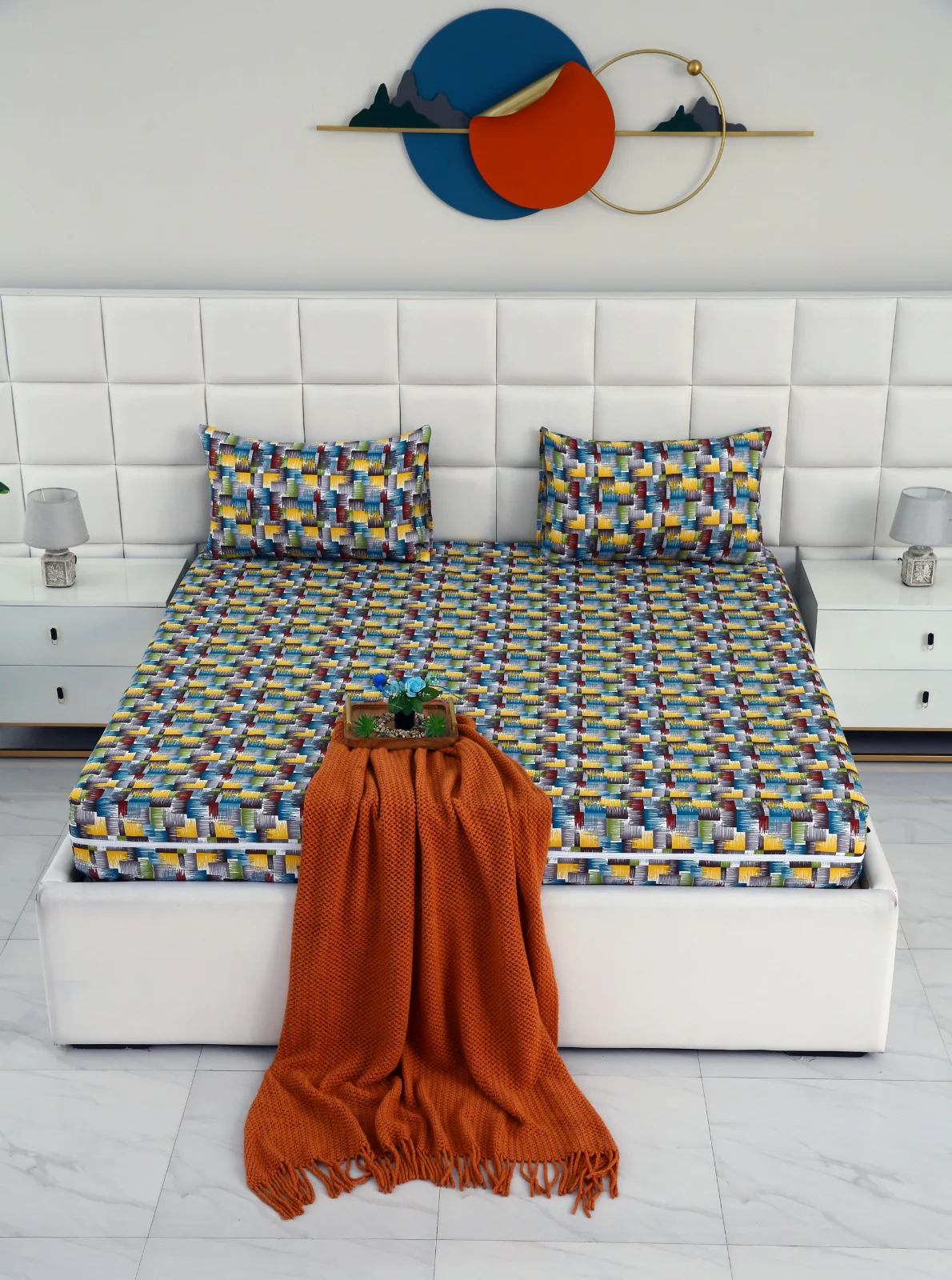 Zipper Mattress Cover Printed-Gradient - Image 7