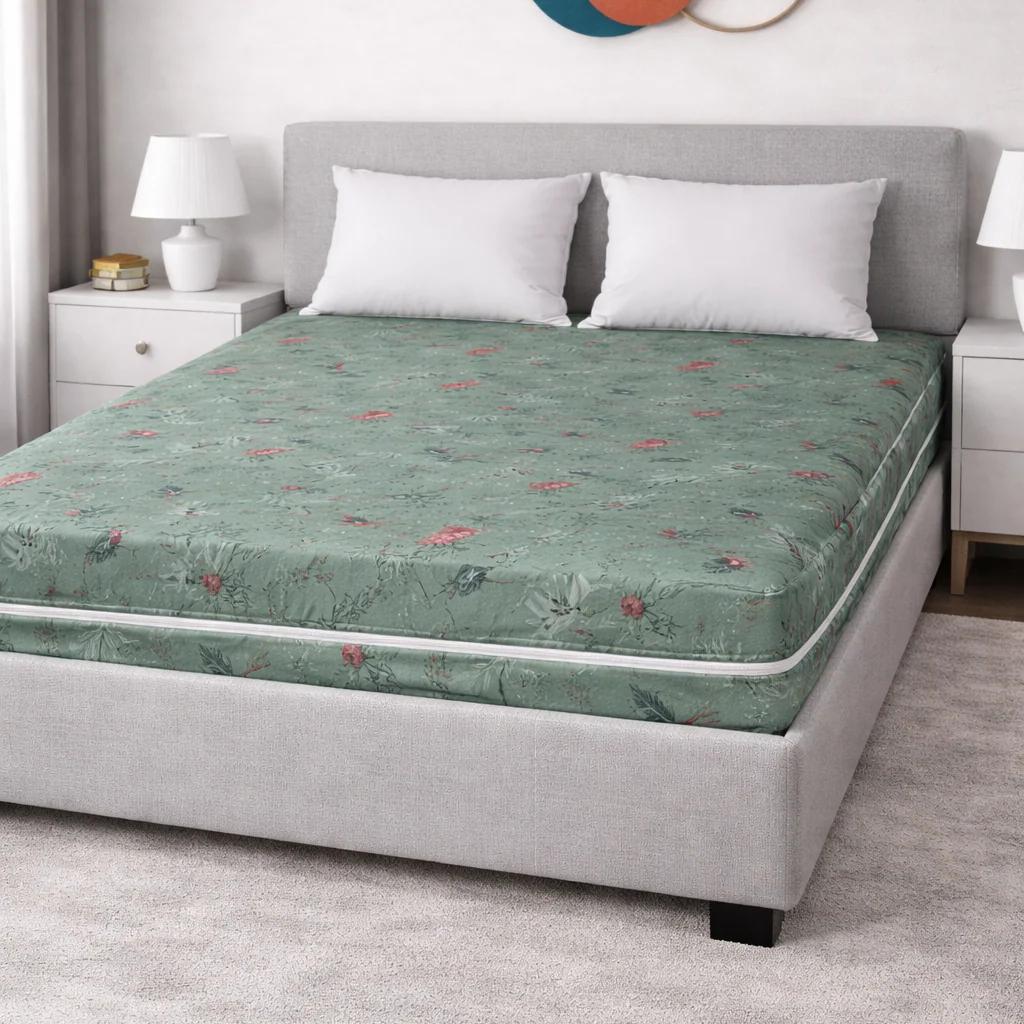 Zipper Mattress Cover Printed-Summer Slumber
